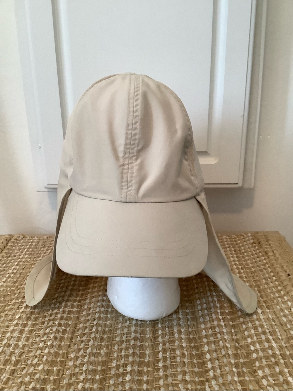 Unbranded Men's Beige Neck-Flap Sun Cap